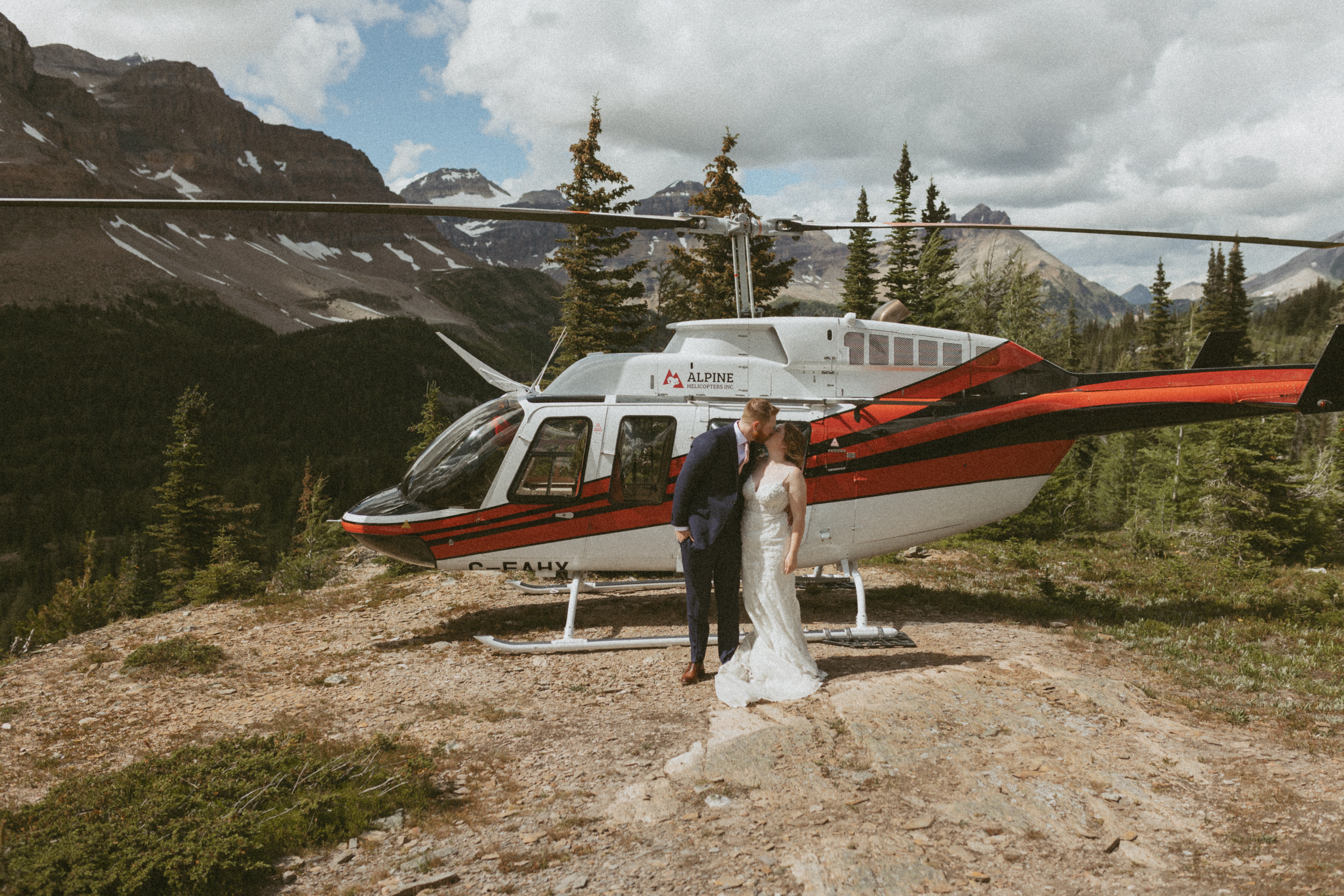 a wedding elopement in canmore